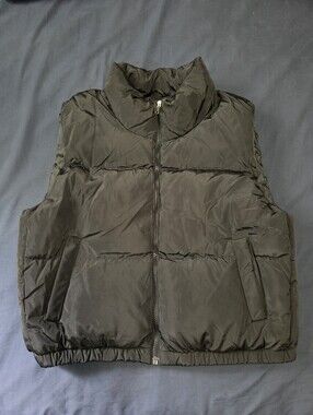 Streetwear Society Black Quilted Puffer Vest
